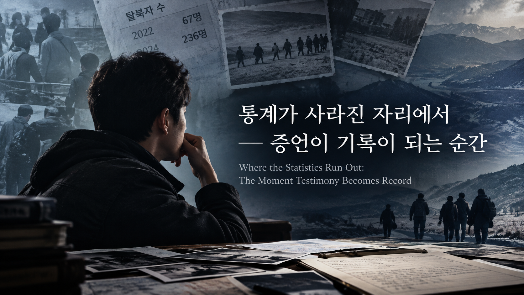 통계가 사라진 자리에서 — 증언이 기록이 되는 순간