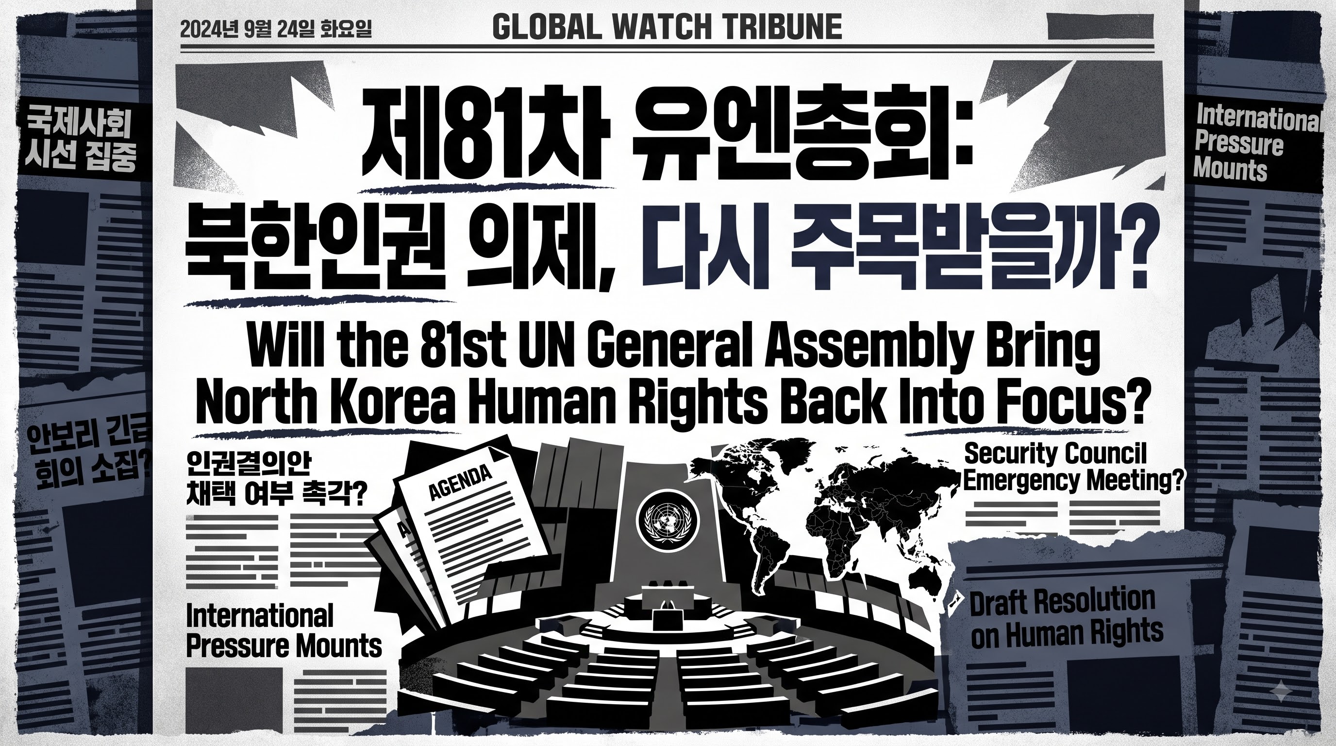 제81차 유엔총회, 북한인권 의제는 다시 주목받을까