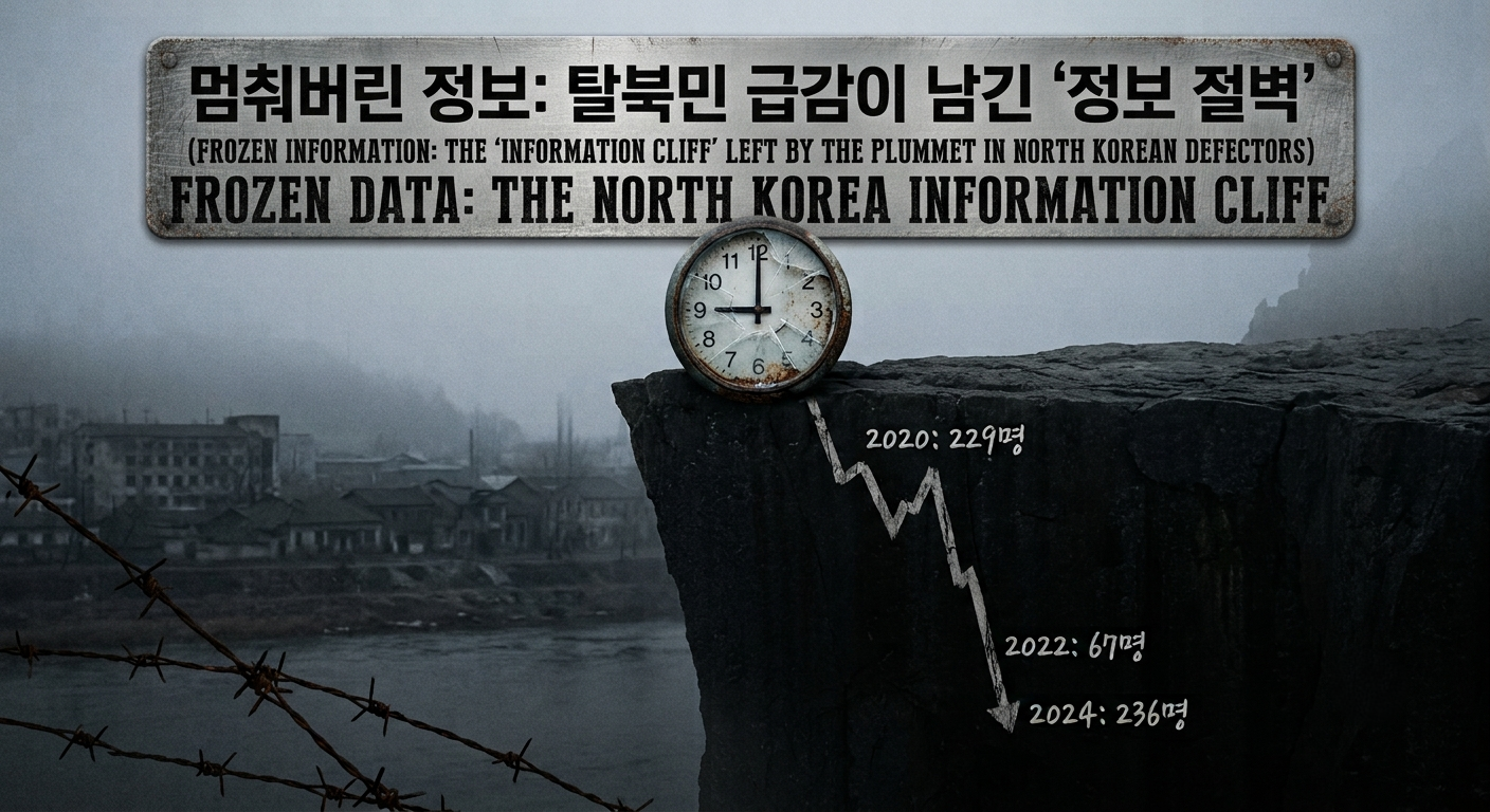 멈춰버린 시계 — 탈북민 급감이 남긴 '정보 절벽'